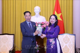 La vice-présidente Vo Thi Anh Xuan reçoit une délégation cambodgienne