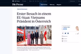 La presse autrichienne couvre la visite officielle du président Vo Van Thuong
