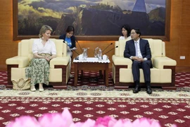 La reine Mathilde de Belgique se rend à Lao Cai