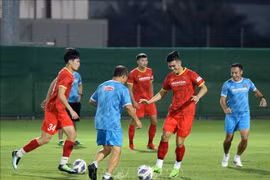 Coupe du Monde de la FIFA: l'équipe vietnamienne se prépare bien à son match contre la Chine