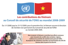 Les contributions vietnamiennes au Conseil de sécurité de l’ONU au mandat 2008-2009