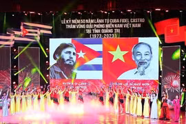 Célébration du cinquantenaire de la visite du leader cubain Fidel Castro à Quang Tri