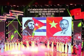 Célébration du cinquantenaire de la visite du leader cubain Fidel Castro à Quang Tri