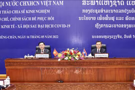 Vietnam et Laos partagent des expériences en matière de développement économique post-pandémie
