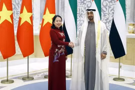 La vice-présidente vietnamienne Vo Thi Anh Xuân rencontre le président des EAU 