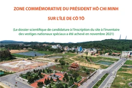 Visite de la Zone commémorative du Président Hô Chi Minh sur l'île de Cô Tô 