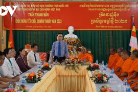 Chol Chnam Thmay: Trân Thanh Mân présente ses vœux à la communauté khmère de Cân Tho
