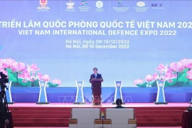 Le Premier ministre Pham Minh Chinh au premier Salon international de la défense du Vietnam