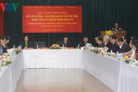 Séminaire scientifique sur l'ancien Secrétaire général du PCV, Le Duan