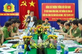 Quang Nam : garantir la sécurité des activités de l’APEC 2017
