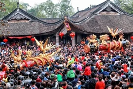 La fête de la procession des pétards du village de Dông Ky attire les foules 
