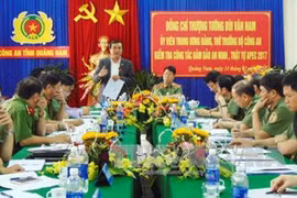 Quang Nam : garantir la sécurité des activités de l’APEC 2017