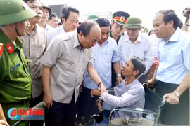 Le gouvernement vient en aide aux sinistrés du typhon Doksuri