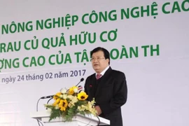 Mise en chantier d’un projet d’agriculture high-tech à Thai Binh