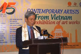 Expo d'œuvres d’art vietnamiennes en Inde