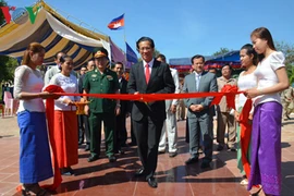 La restauration du monument de l’amitié Vietnam-Cambodge dans la province de Takeo achevée