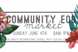 Marché écologique communautaire à Hoi An