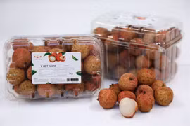 Des litchis de Bac Giang vendus sur le marché thaïlandais 