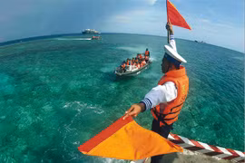 Exposition photographique "Les jeunes mobilisés pour la mer et les îles du pays"