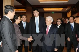 Le chef du Parti souligne le rôle des entreprises dans les relations Vietnam-Chine
