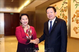 La présidente de l’AN du Vietnam rencontre un dirigeant du Suzhou