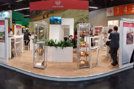 Des produits agricoles bio du Vietnam exposés à la foire Biofach à Nuremberg