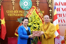 Vesak 2019 : félicitations au conseil d’administration du CC de l’Eglise bouddhique du Vietnam