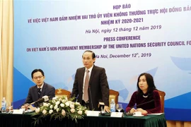 Conseil de sécurité: Le Vietnam oeuvrera pour la paix, la coopération et le développement