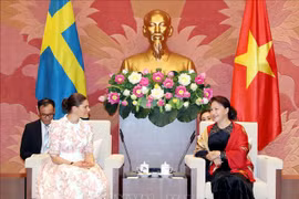 La présidente de l’AN reçoit la princesse héritière de Suède