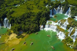 Voir la cascade de Ban Giôc et la redécouvrir