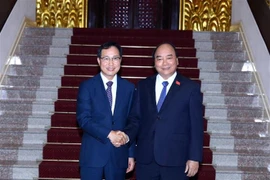 Le Premier ministre Nguyên Xuân Phuc incite Samsung Vietnam à étendre ses activités 