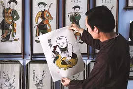 Un dossier sur les estampes de Dông Hô pour l’UNESCO en gestation