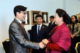 La présidente de l’AN rencontre les organisateurs du Vietnam Global Leaders Forum 