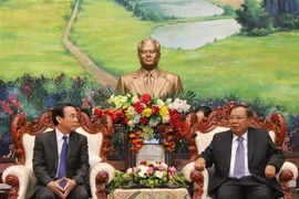Une délégation du PCV en visite de travail au Laos