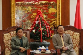 Voeux laotiens à l’occasion du 89e anniversaire de la fondation du PCV