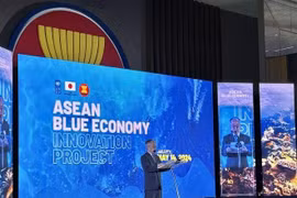 Lors du lancement du projet, le représentant résidant du PNUD en Indonésie, Norimasa Shimomura, a souligné l'importance de l'unité dans les efforts visant à exploiter le potentiel de l'économie bleue de l'ASEAN. Photo : VNA