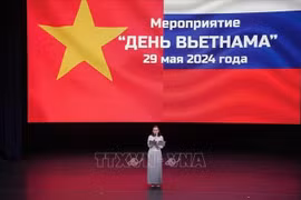 Lors de la Journée vietnamienne à l'Université russe d'économie Plekhanov. Photo : VNA