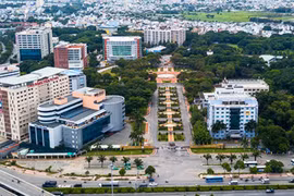 Le Centre de transformation numérique de Hô Chi Minh-Ville (HCMC-DXCENTER), situé dans le Parc des logiciels de Quang Trung, soutient et promeut des activités de transition digitale pour les citoyens et les entreprises de la ville. Photo : CTV/CVN