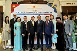 Lors du forum d'affaires Vietnam-Suède. Photo : VNA