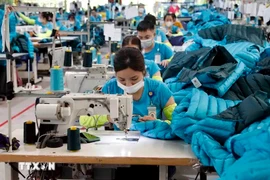 Les produits du textile et de l'habillement du Vietnam ont été exportés vers plus de 100 pays et territoires et seront expédiés vers 104 marchés l'année prochaine. Photo : VNA