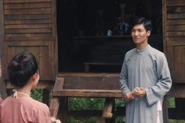 Une scène du film « Thau Chin in Xiem » (Thau Chin au Siam) avec Manh Truong jouant Ho Chi Minh. Photo : producteur du film
