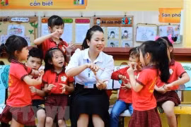 Le Vietnam accorde une attention particulière à l’éducation de la petite enfance. Photo: VNA