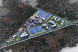 Une illustration du parc industriel pharmaceutique et biologique qui sera construit dans la province de Thai Binh, le premier du genre au Vietnam (Photo : VNA)