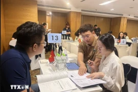 Les entreprises vietnamiennes et sud-coréennes recherchent des opportunités de coopération lors du programme organisé à Ho Chi Minh-Ville du 15 au 17 octobre. (Photo : VNA)