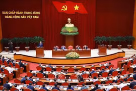 Le 13e Comité central du Parti communiste du Vietnam se réunit à Hanoï. Photo: VNA