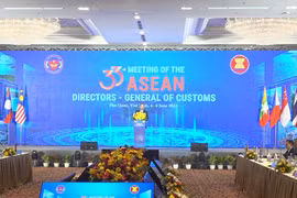 Ouverture de la 33e conférence des directeurs généraux des douanes de l'ASEAN. Photo: VNA