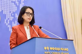 La porte parole du ministère des Affaires étrangères, Pham Thu Hang. Photo: ministère des AE