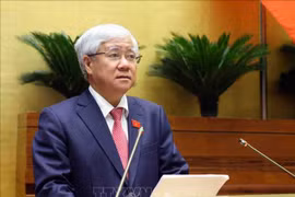 Le président du Comité central du Front de la Patrie du Vietnam (FPV) Do Van Chien. Photo: VNA