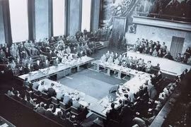 La conférence de Genève. 