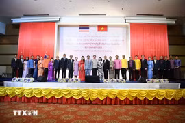 Les délégués à la cérémonie. Photo: VNA